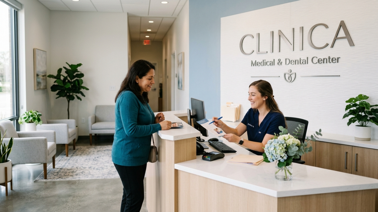 The Clinica reception